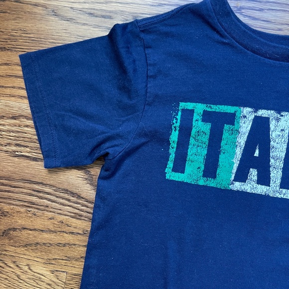 Children's Place Kids Italia Graphic T-Shirt Size 5/6 - Picture 2 of 9